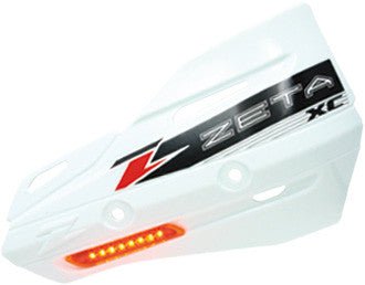 Zeta XC Protectors for Armor Hand Guards with Orange Flashers - Langston Motorsports - Zeta