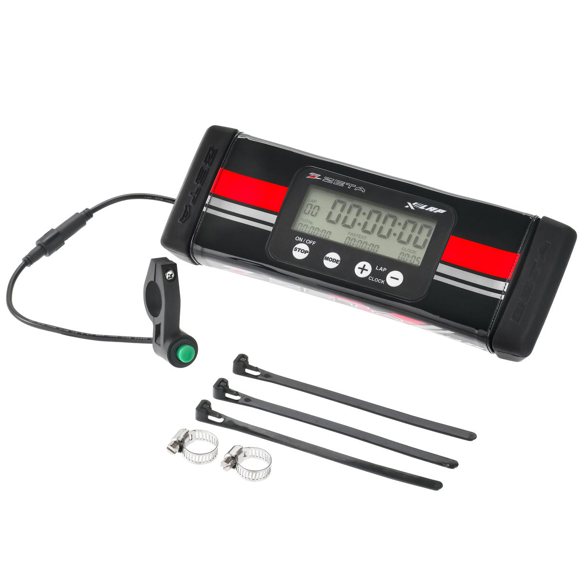 Zeta X-LAP Self-timing Lap Timer for CX Handlebar 22.2mm Standard Bar ...